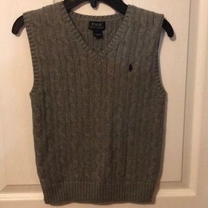 Little boys polo sweater vest